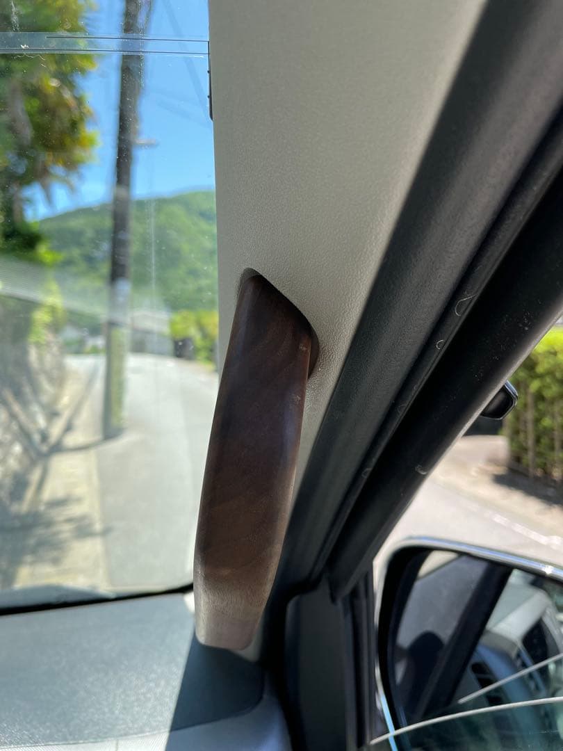 ウォールナット アシストグリップ　5点セット、ワゴンハイエース用