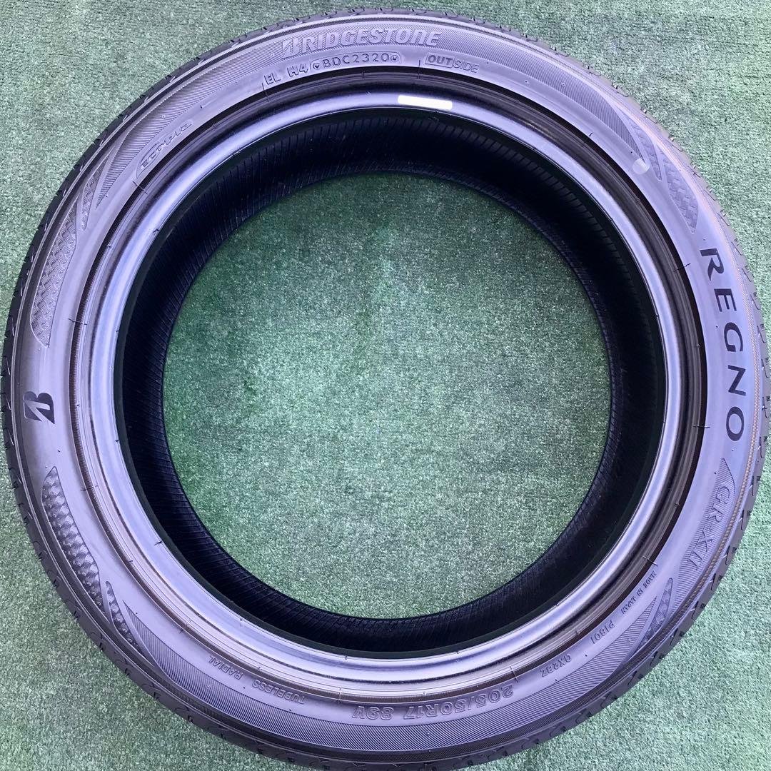 205/50 R17 BRIDGESTONE REGNO ラジアルタイヤ