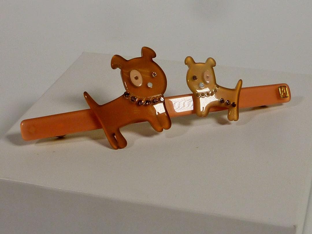 バレッタ　犬　ALEXANDRE DE PARIS／アレクサンドル ドゥ パリ