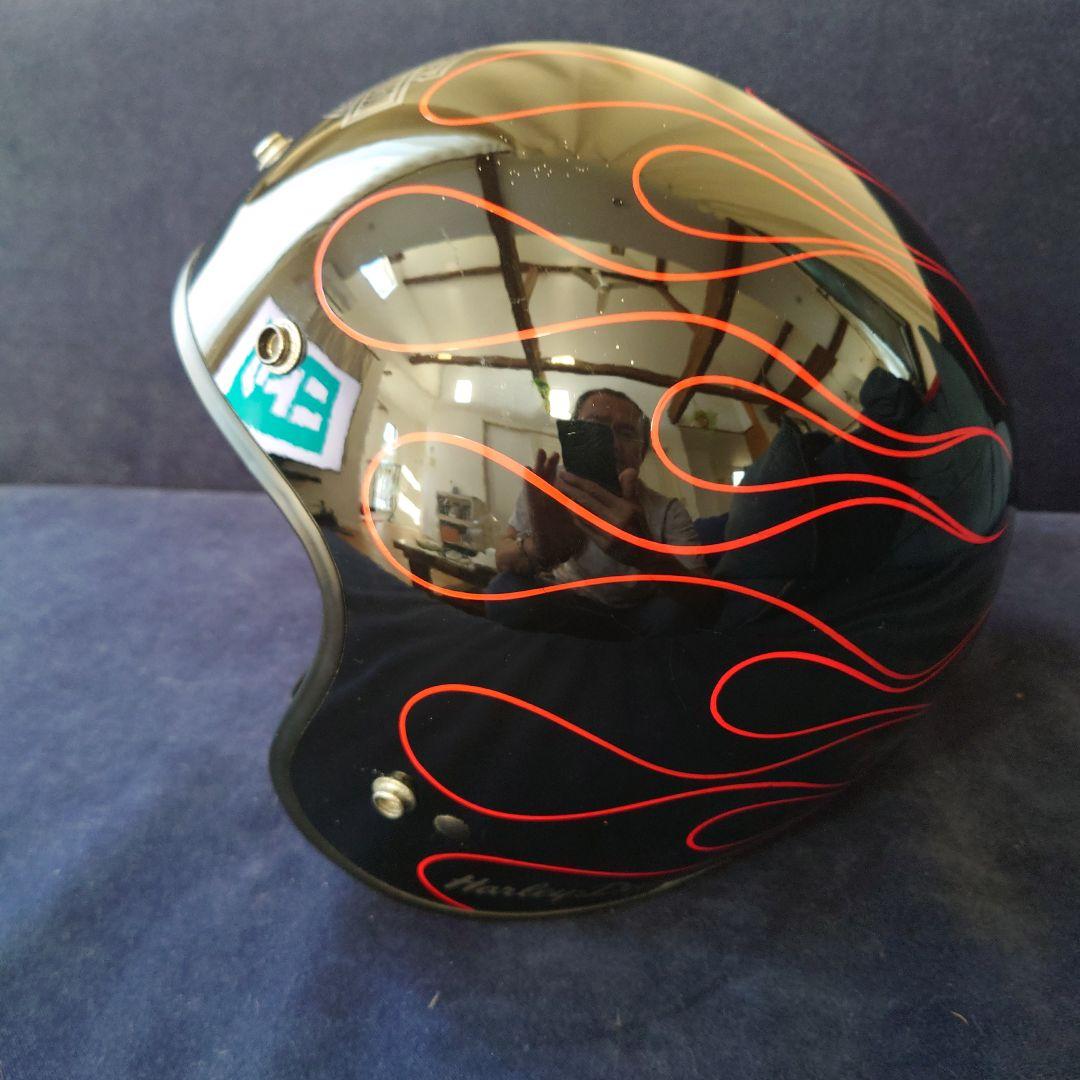 訳あり　ハーレー純正ヘルメット　ピンストライプ　激レア　ヴィンテージ