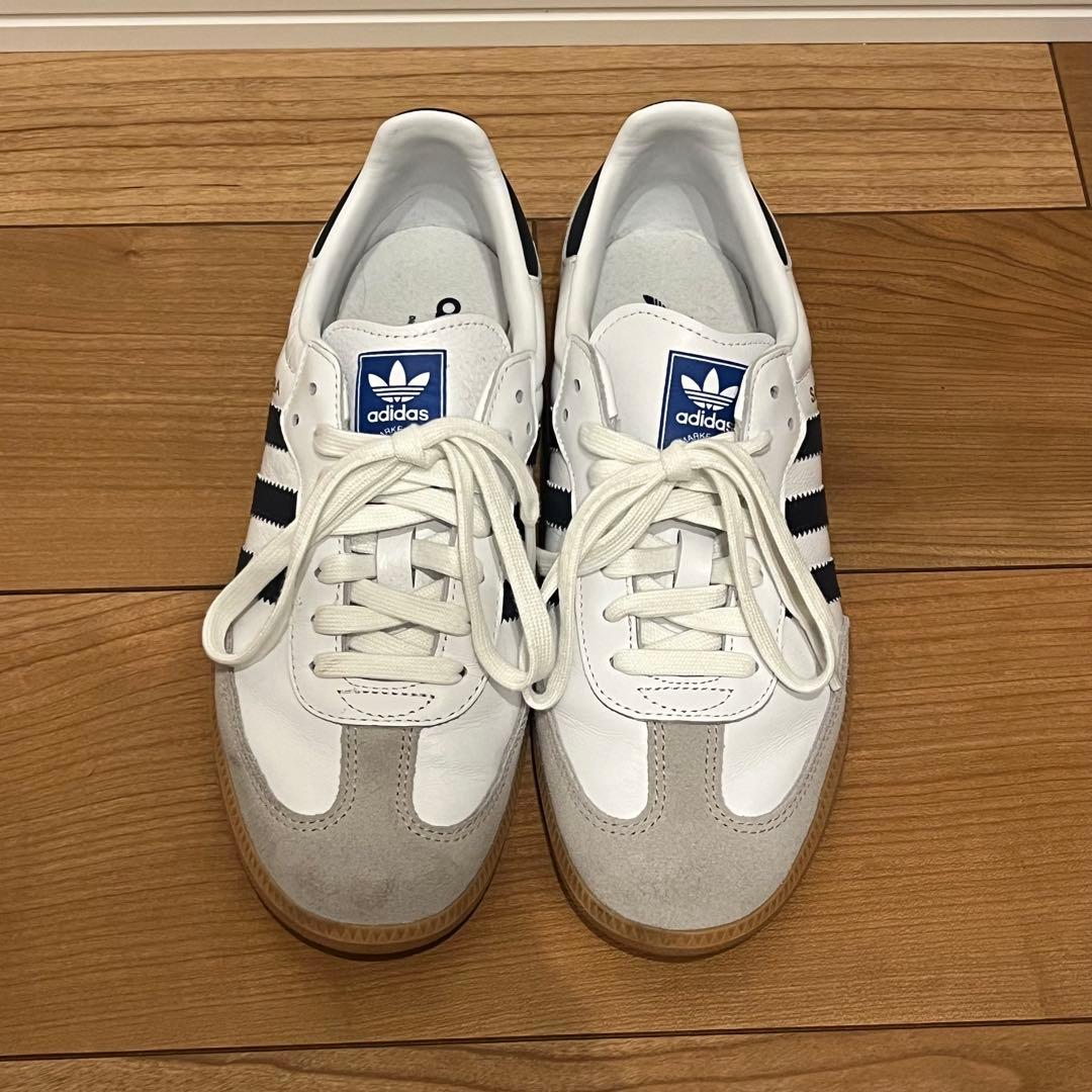 adidas Samba ホワイト/ネイビー SAMBA OG