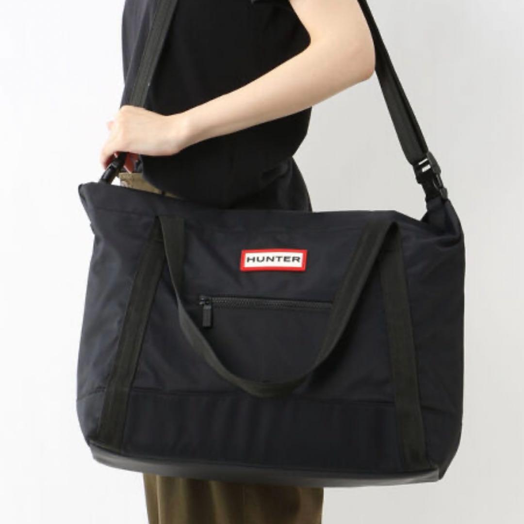 HUNTER ハンター ナイロントップクリップ トート ラージ