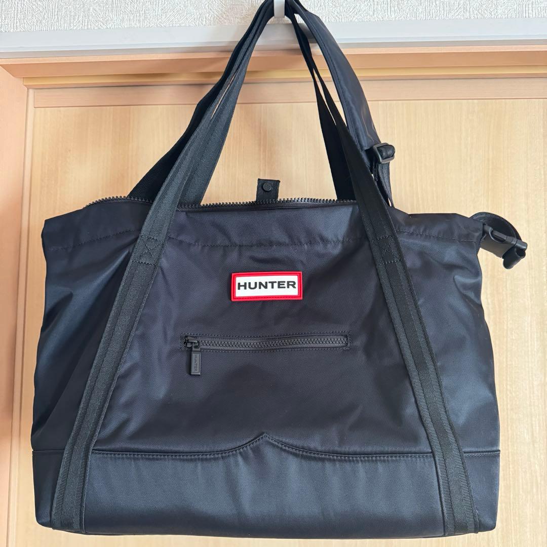 HUNTER ハンター ナイロントップクリップ トート ラージ