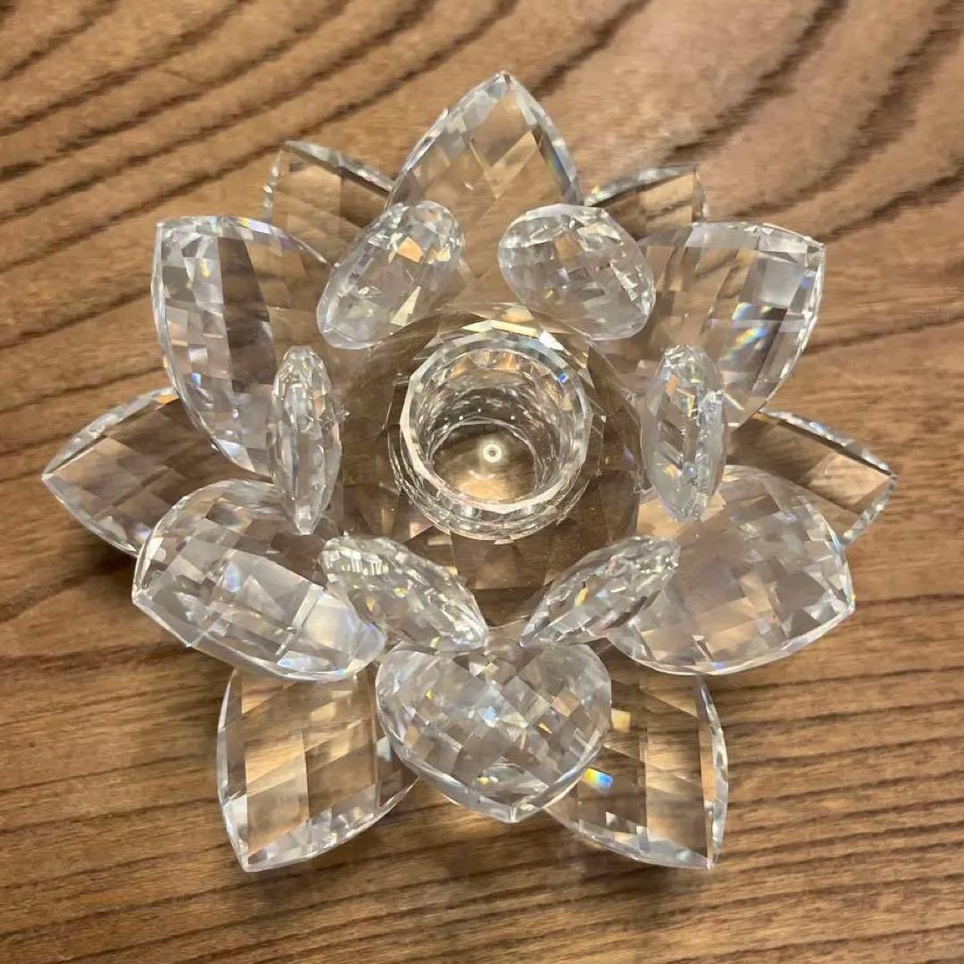 スワロフスキー キャンドルホルダー ラージサイズ Lサイズ 未使用 クリスマス