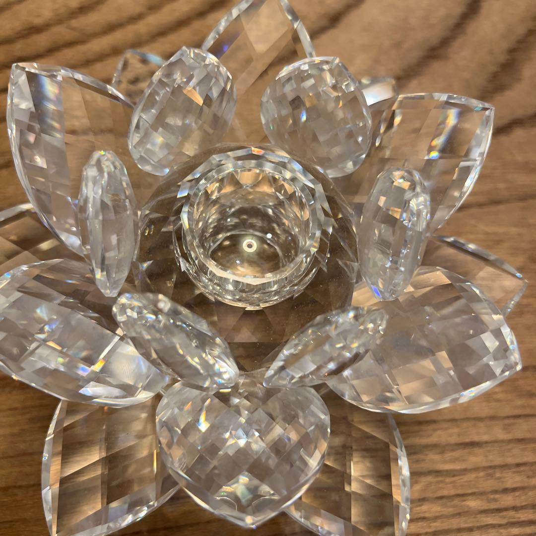 スワロフスキー キャンドルホルダー ラージサイズ Lサイズ 未使用 クリスマス