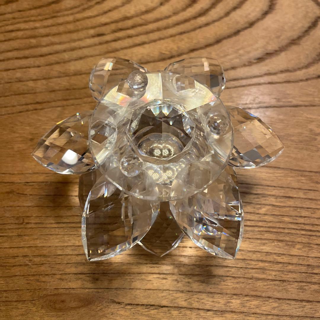 スワロフスキー キャンドルホルダー ラージサイズ Lサイズ 未使用 クリスマス