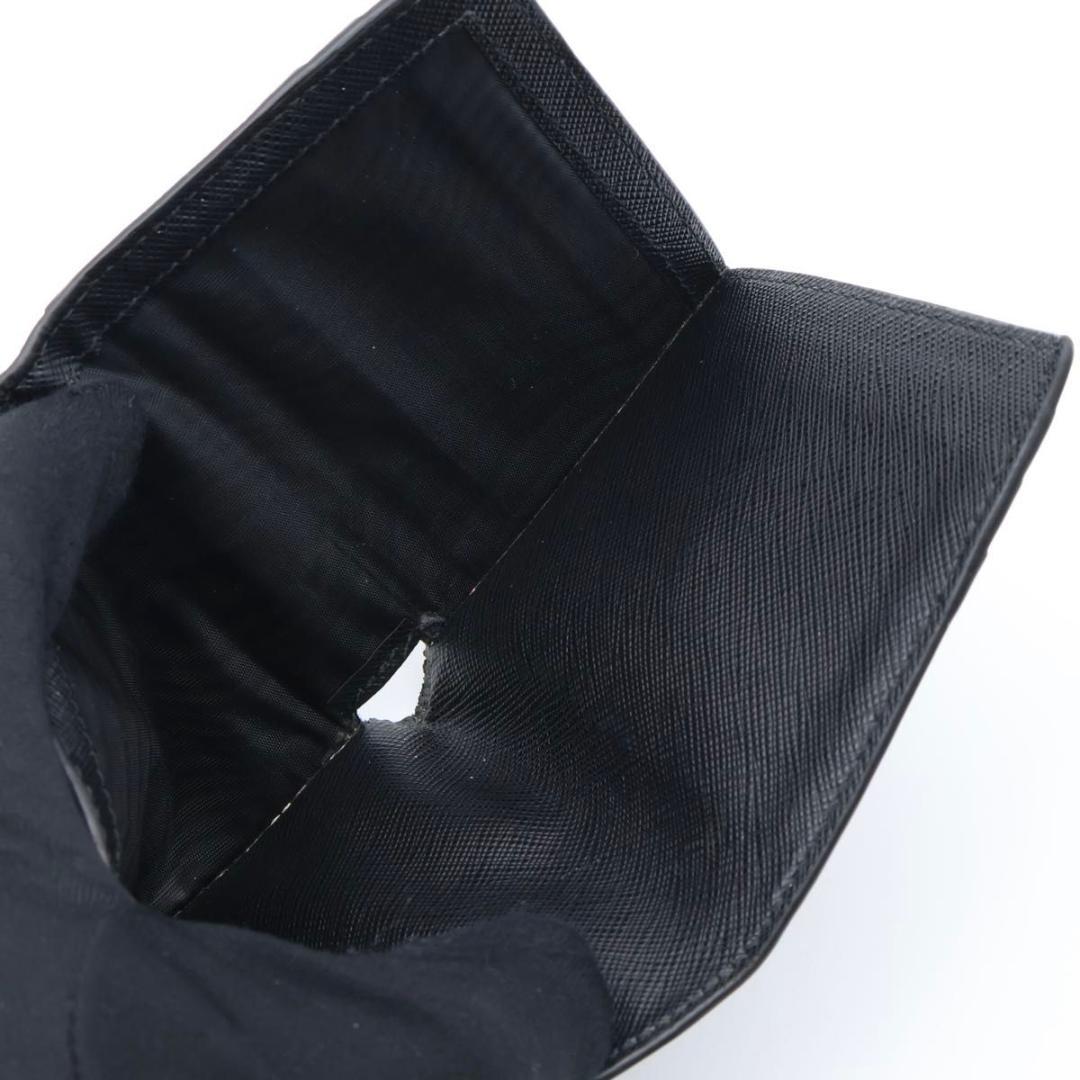 【極美品】PRADA ICチップ 二つ折り財布　サフィアーノ　トライアングルロゴ