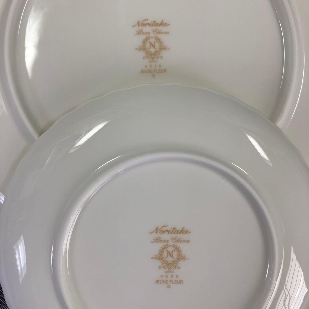 ノリタケ　ジュヌフレール　パーティーセット　プレート　ケーキ皿　取り皿　花