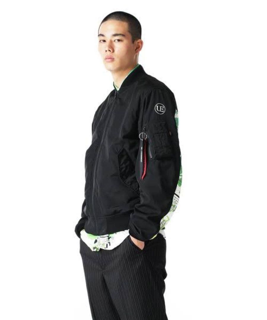 ジャケット・アウター uniform experiment ASGER JORN ALPHA MA-1