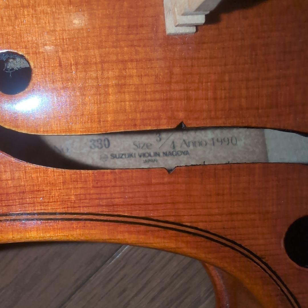 Suzuki バイオリン 330 3/4サイズ
