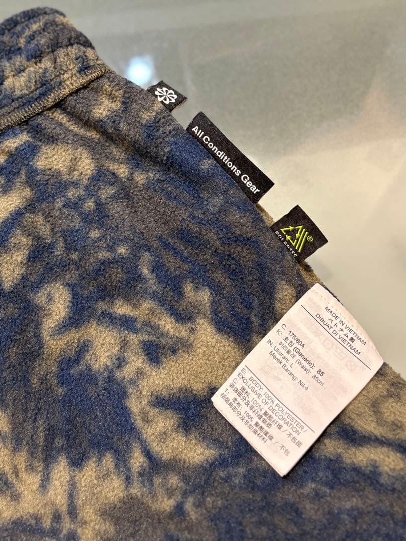 ACG Polartec フリースデザインパンツ Lサイズ