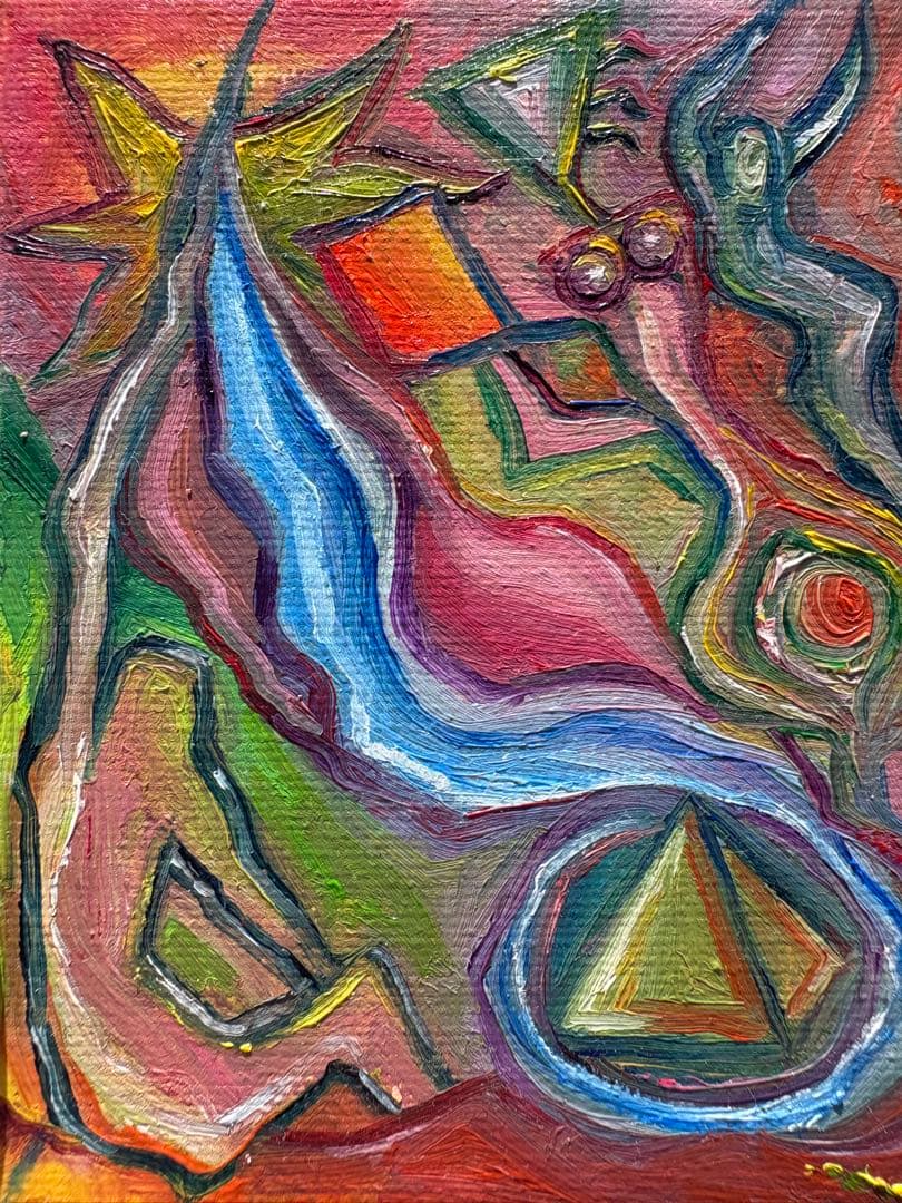 スピリチュアルアート　エネルギーアート　絵画　アート　油絵　古代文明　宇宙人　神