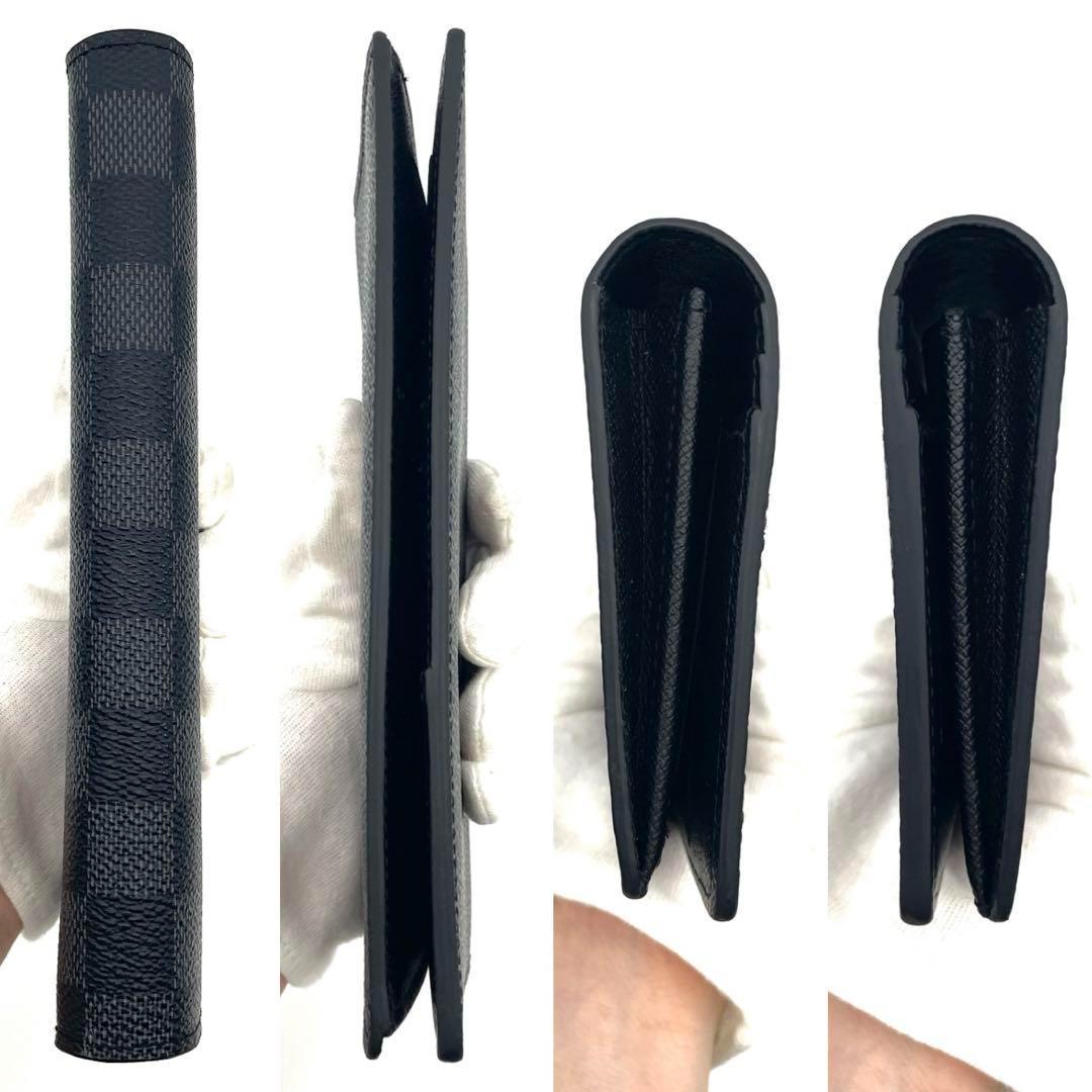 ❣️特上美品【ルイヴィトン】ダミエ グラフィット ポルトフォイユブラザ 8206