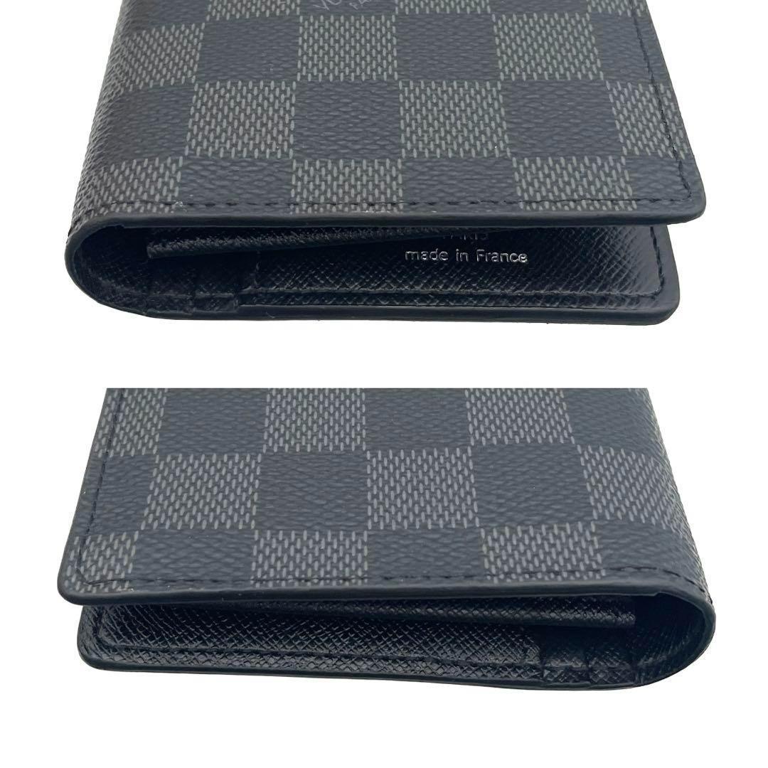 ❣️特上美品【ルイヴィトン】ダミエ グラフィット ポルトフォイユブラザ 8206