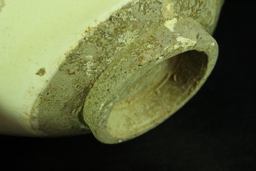 中国美術 赤絵 草花紋 碗 古美術 唐物 茶道具伝来(K-YC513)