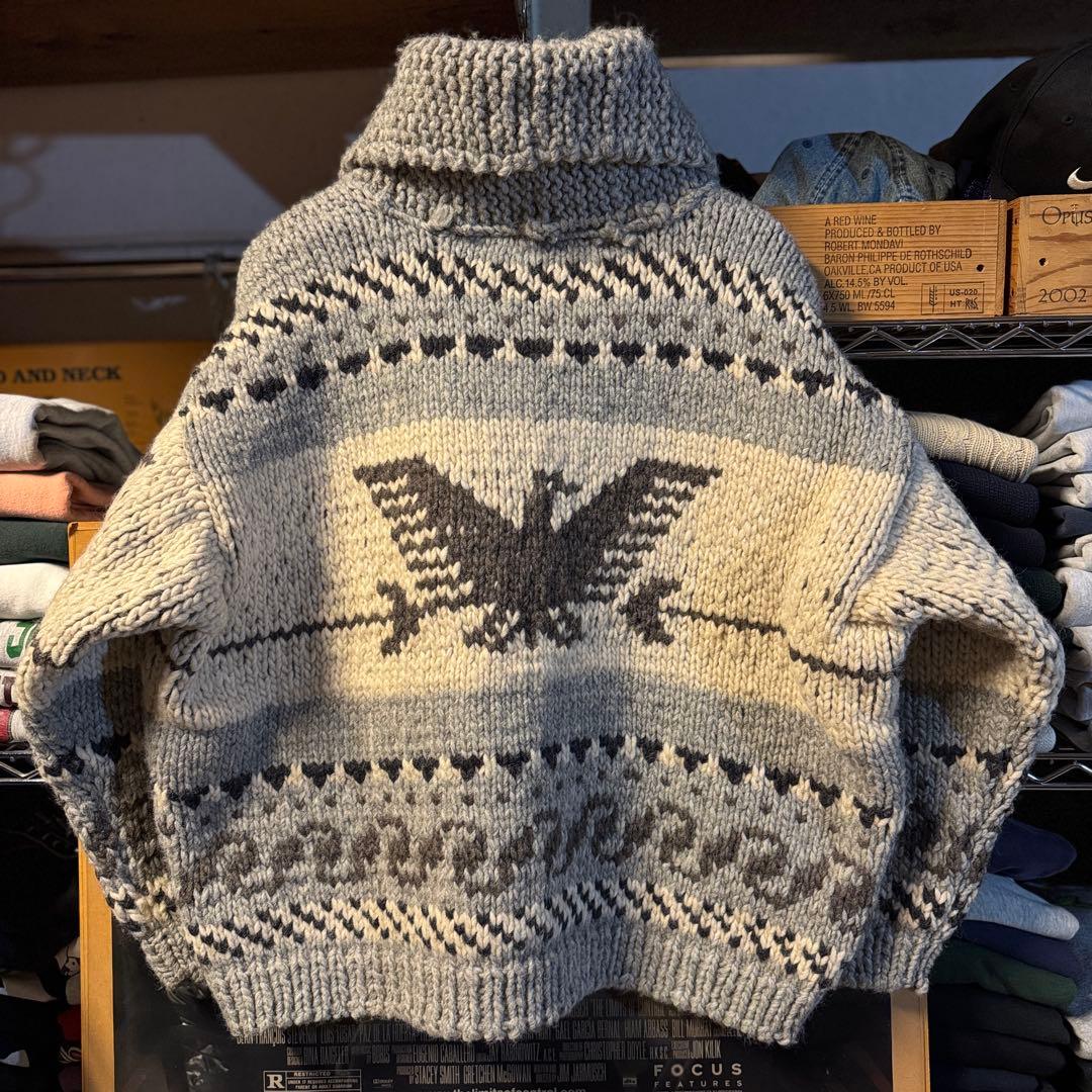 極肉厚 90s vintage カウチンニット VISLON ビッグサイズ