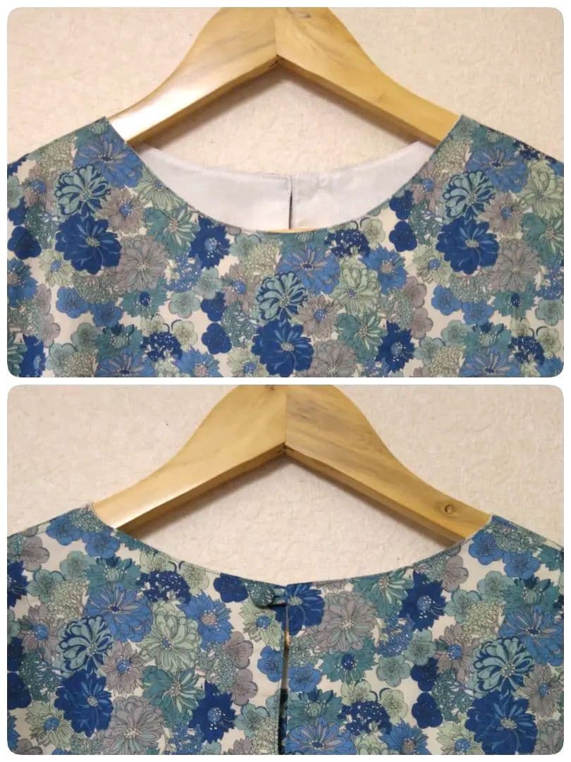 ハンドメイド リバティ ジェニーズリボンズ & ガーラ 半袖ブラウス3枚