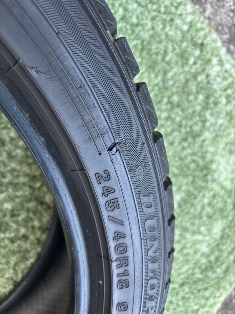 DUNLOP WINTER 245/40R18 スタッドレス 4本セット