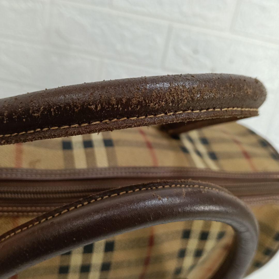 Burberrys チェック柄 ボストンバッグ上19