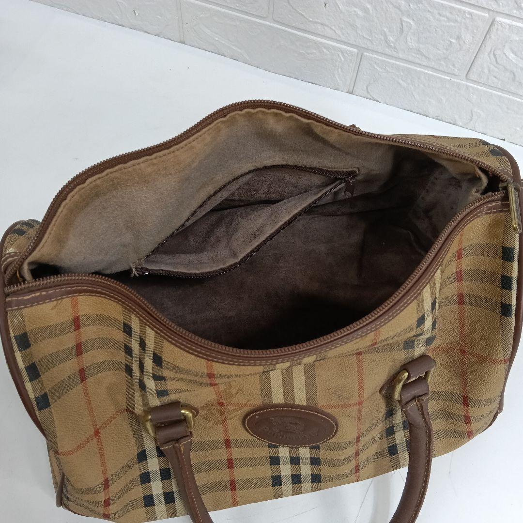 Burberrys チェック柄 ボストンバッグ上19