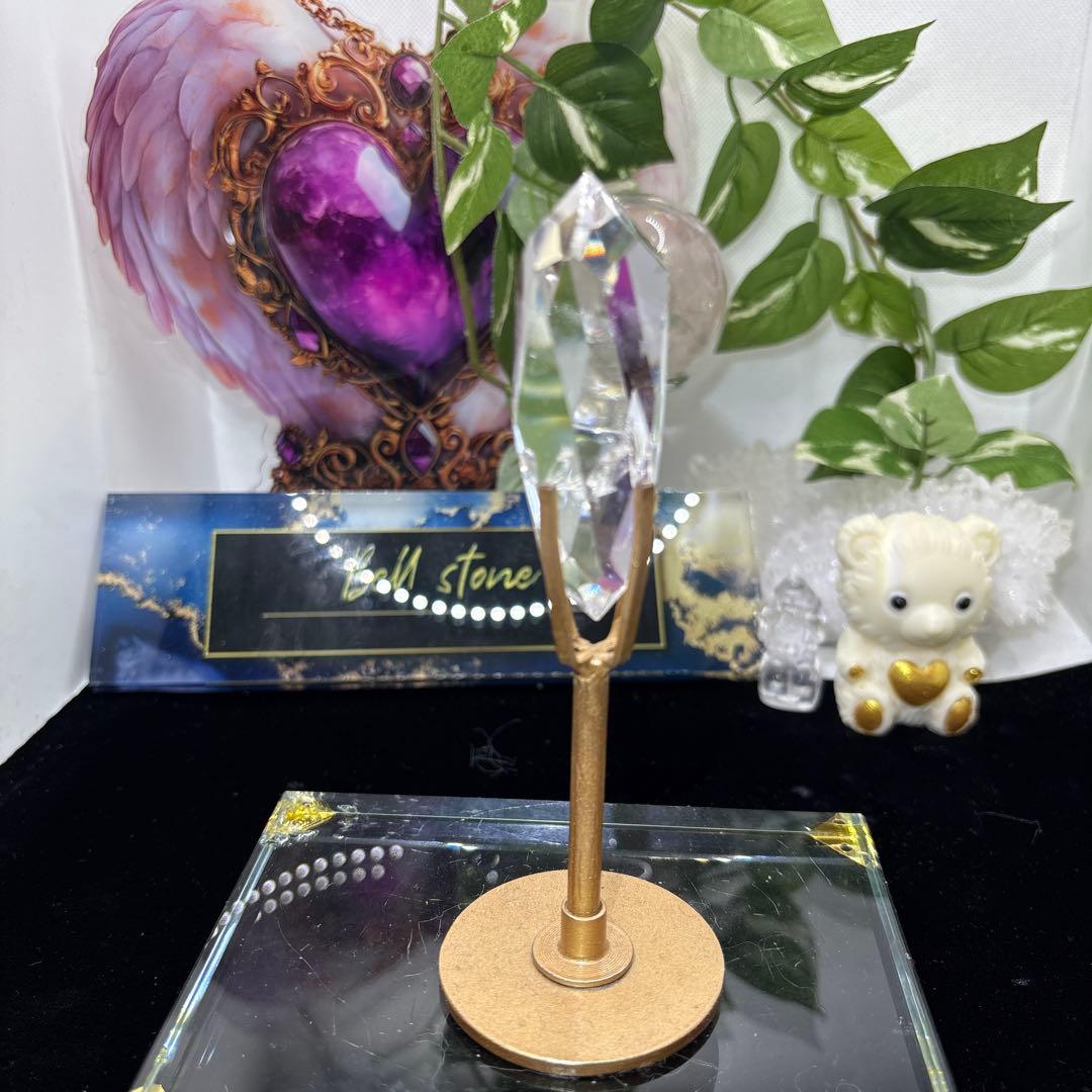 水晶多面カット♡トーチ♡ロウソク♡No.1358