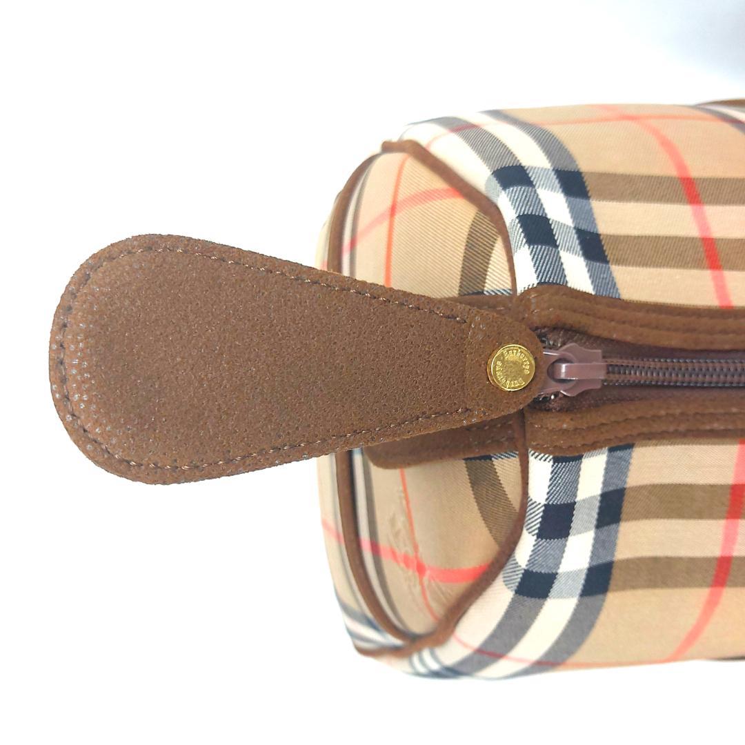 BURBERRY バーバリー ノバチェック ボストンバッグ ホースロゴ