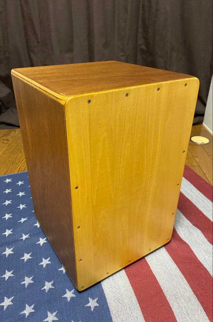 木製カホン 打楽器　サイズ31×30×46
