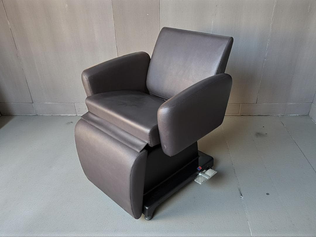 ◯①ビューティガレージ ALVIN-Sofa 電動シャンプーチェア ブラウン