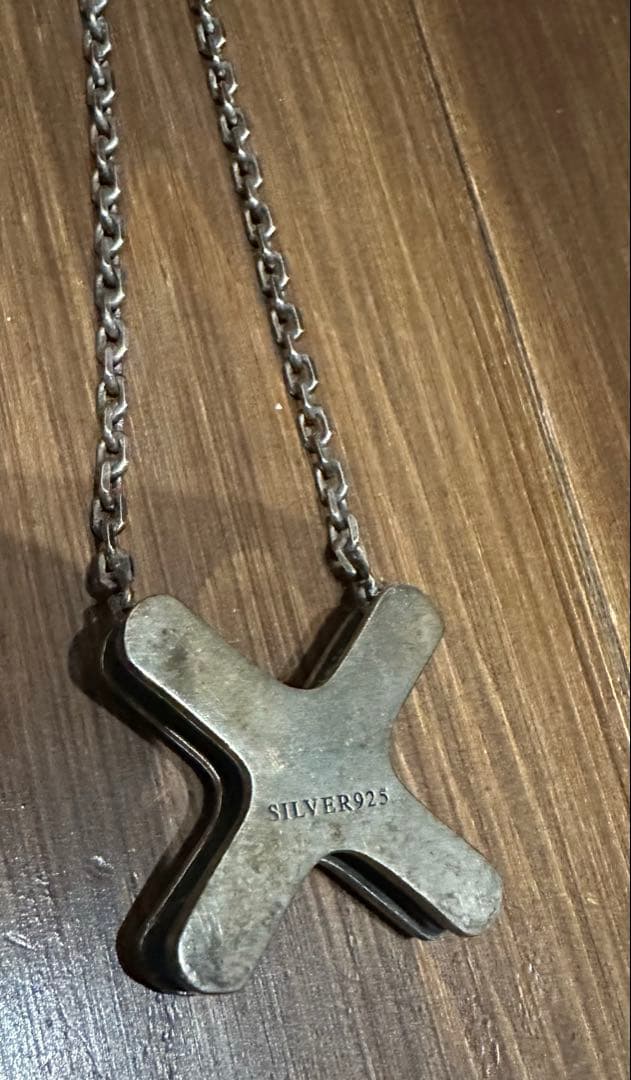 silver925シルバー クロスネックレス　アイアンクロス