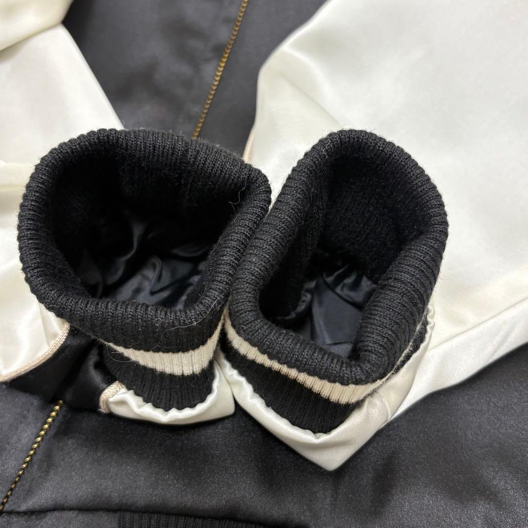 【新品タグ付】graniph スカジャン タイガー刺繍 黒 S グラニフ