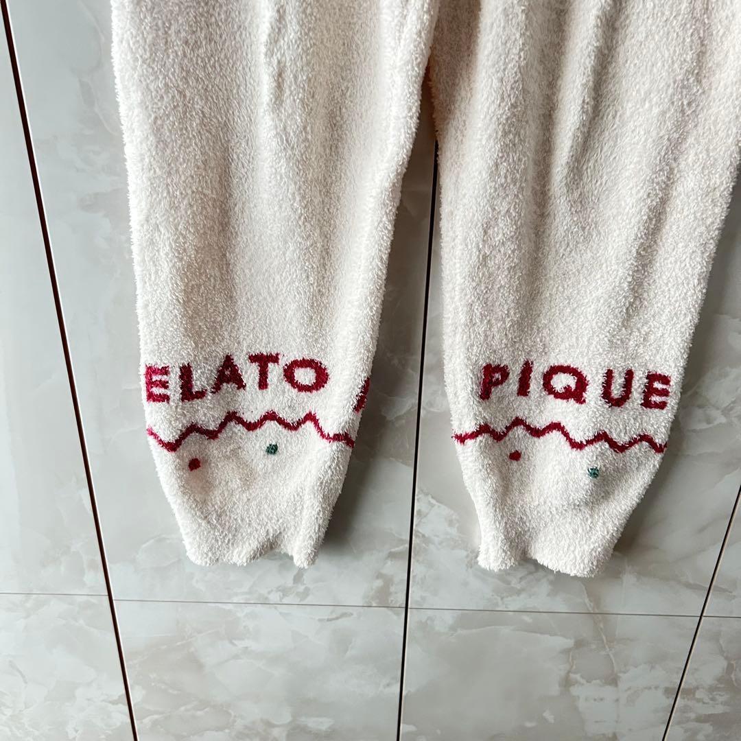 ジェラートピケHOLIDAYクマ柄ノルディックジャガードプルオーバー＆パンツ