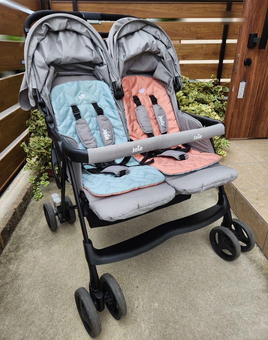 【sc57】joieジョイー エアツイン 2人乗りベビーカー 双子