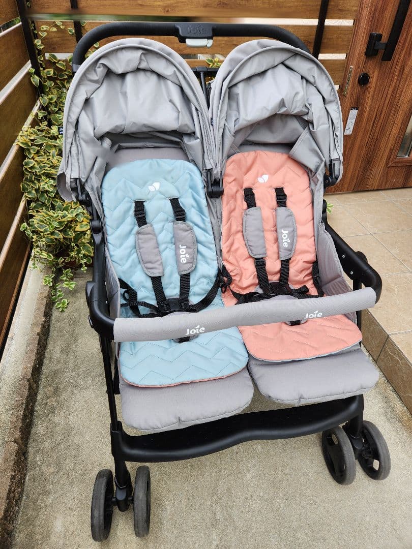 【sc57】joieジョイー エアツイン 2人乗りベビーカー 双子