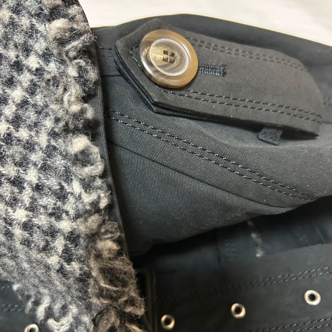 バーバリーブルーレーベル ショート トレンチコート 黒 レディース38 M