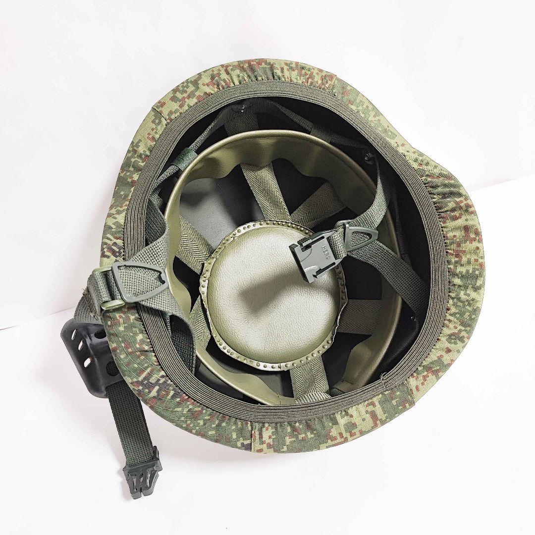 ロシア軍 6b26 ヘルメット スチール製 レプリカ EMR迷彩 新品未使用
