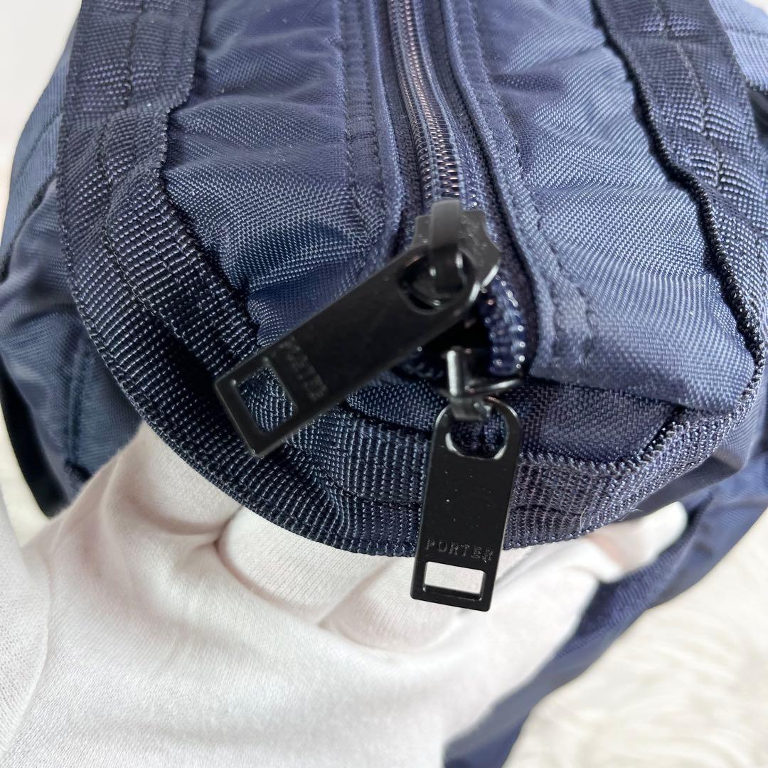 [極美品] PORTER フラッシュ トートバッグ FLASH ネイビー