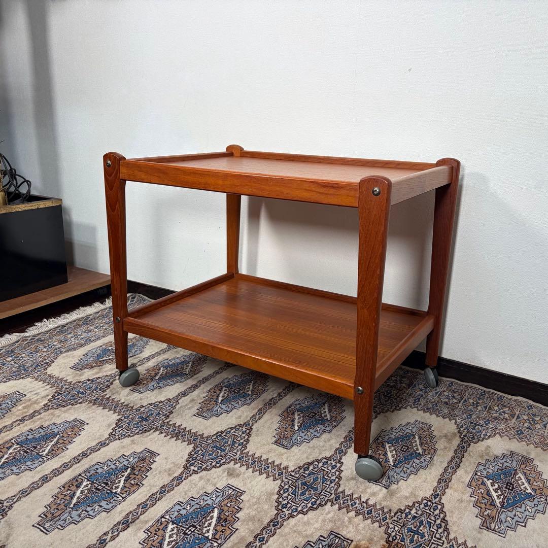 デンマーク チーク材 トロリー BRDR.FURBO ワゴン 60sヴィンテージ