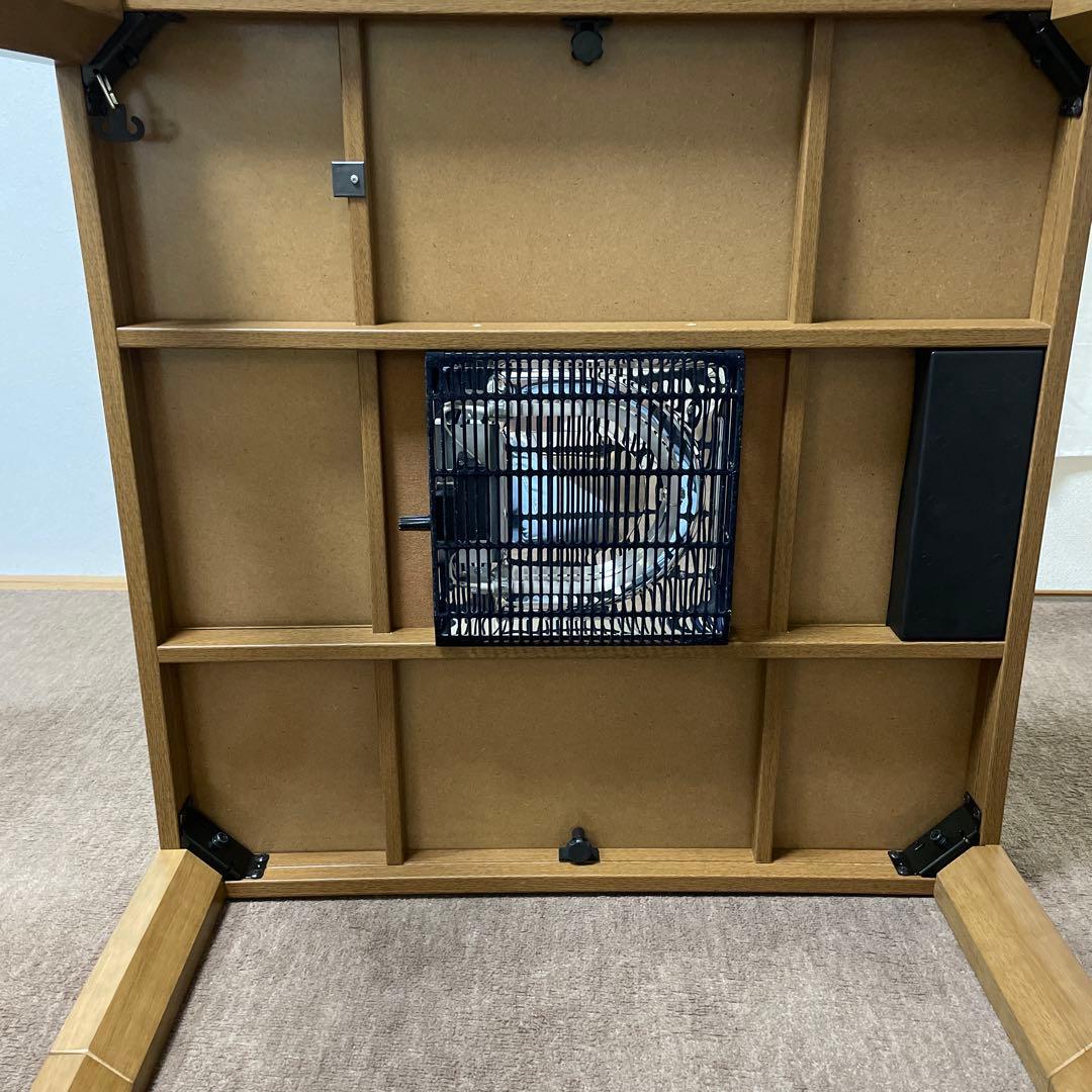 木製電気ヒーター内蔵こたつ