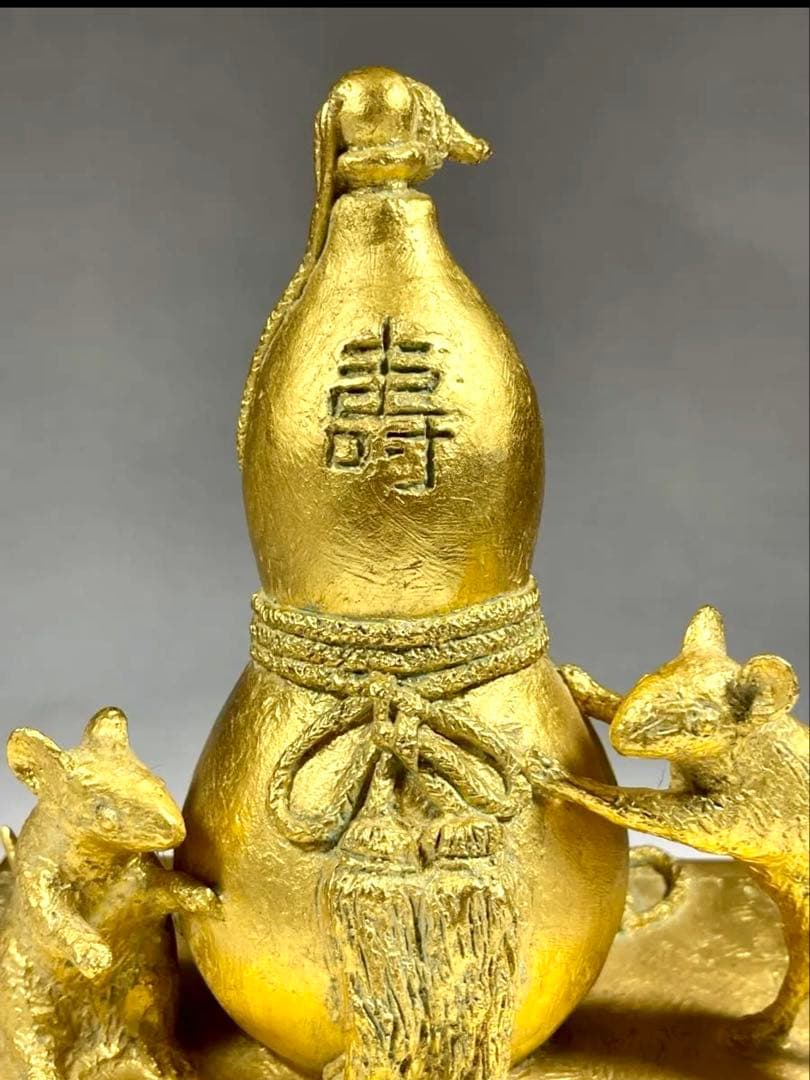 壽 富永直樹 置物 元箱付 長壽 元気 開運 本物保証 文化勲章受章ブロンズ製