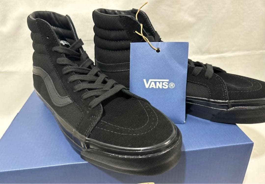 vans lx sk8-hi reissue 38 black 26 スケハイ