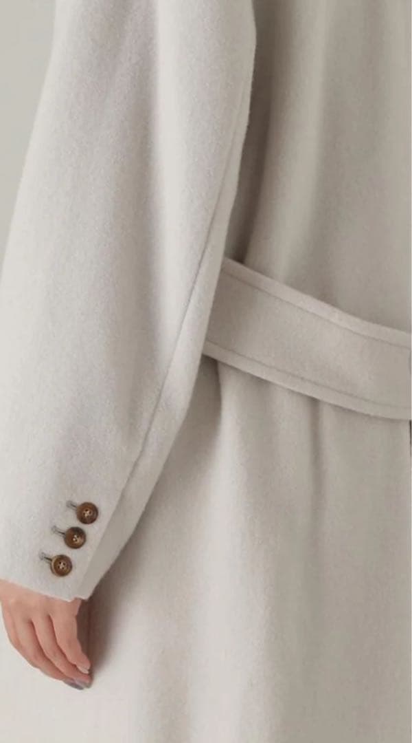 プロポーションボディドレッシング　美ラインチェスターコート　グレージュ　M