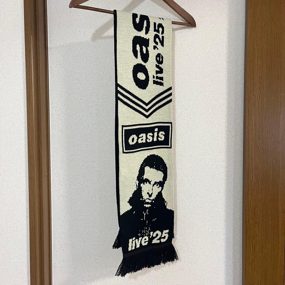新品　oasis フットボールスカーフ　tokyo dome 東京ドーム