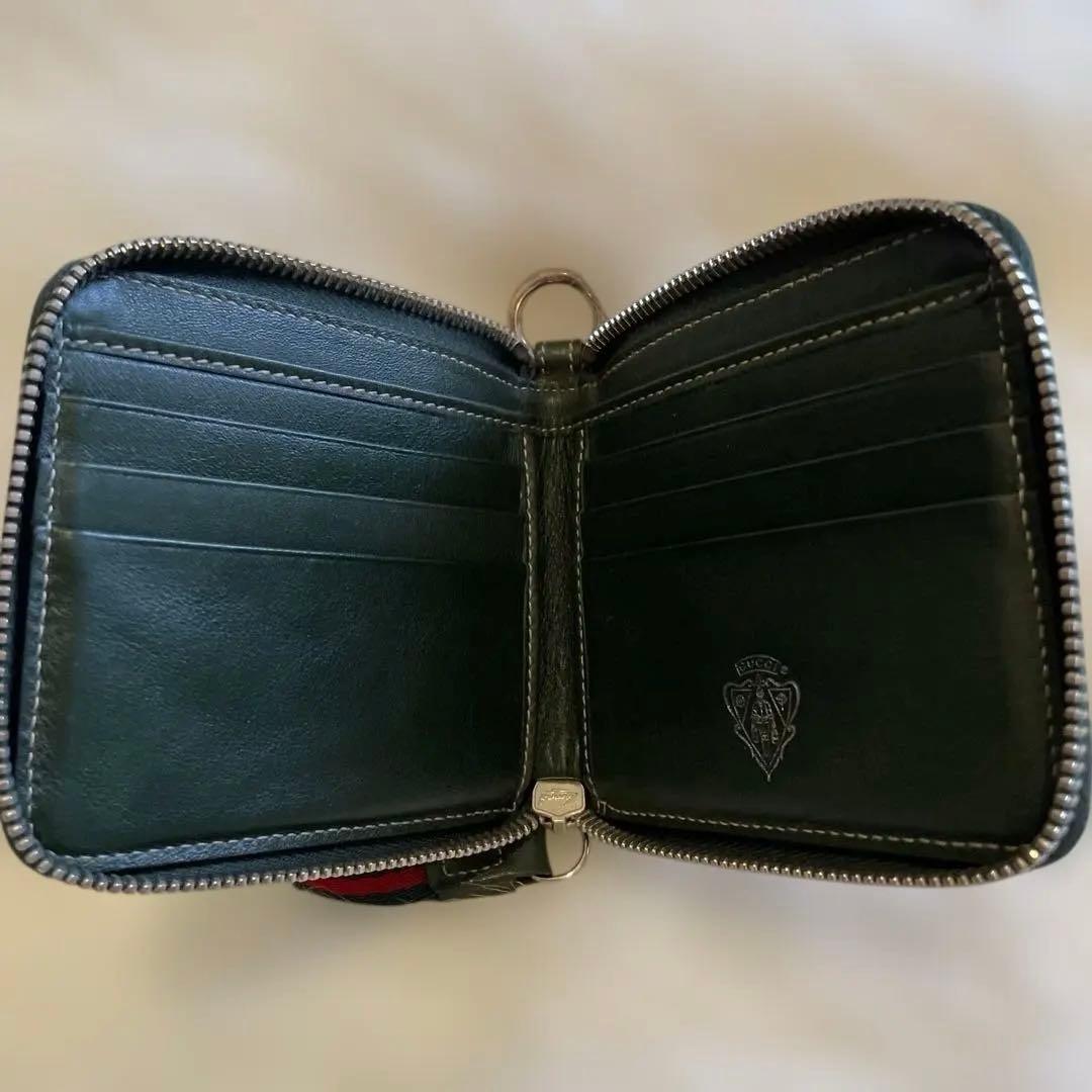 Negi様 Gucci ダークグリーン 二つ折り財布