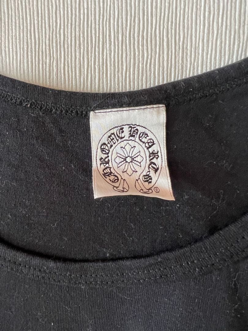 あ*ろ様 CHROME HEARTS クロムハーツ 黒 タンクトップ L ヴィン