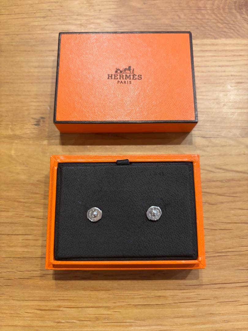 HERMES エルメス　シェーヌダンクル ピアスTPM　925