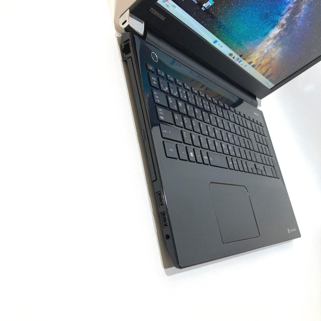 初心者向け✨スリム・カメラ付・DVD✨黒✨すぐ使えるノートパソコン◇D447-2