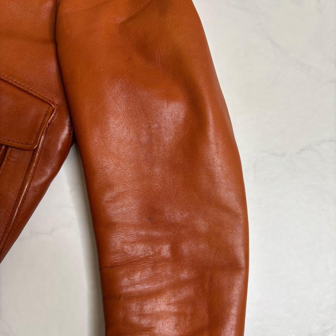 極美品 Schott ショット USA製 レザー フライトジャケット インナー付