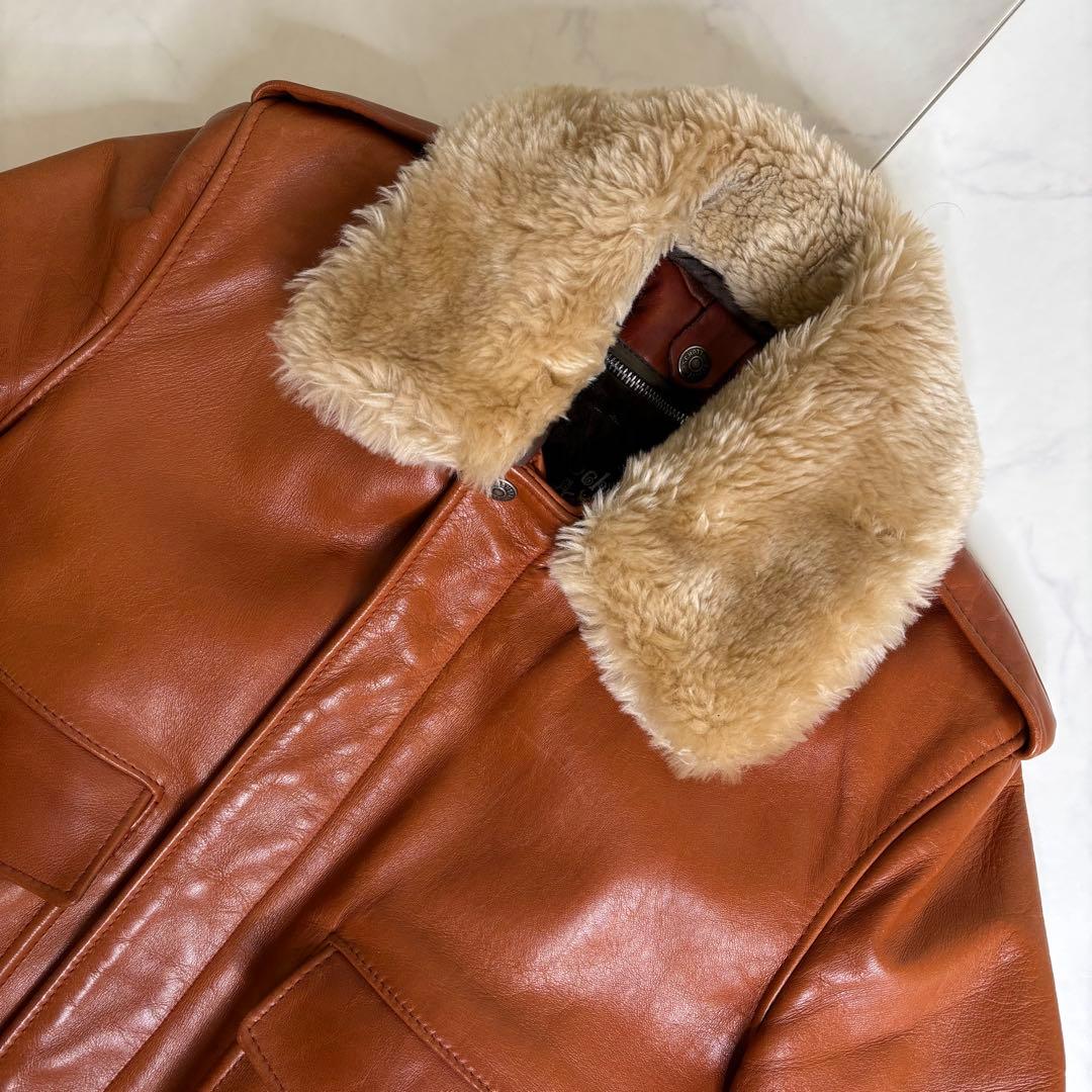 極美品 Schott ショット USA製 レザー フライトジャケット インナー付