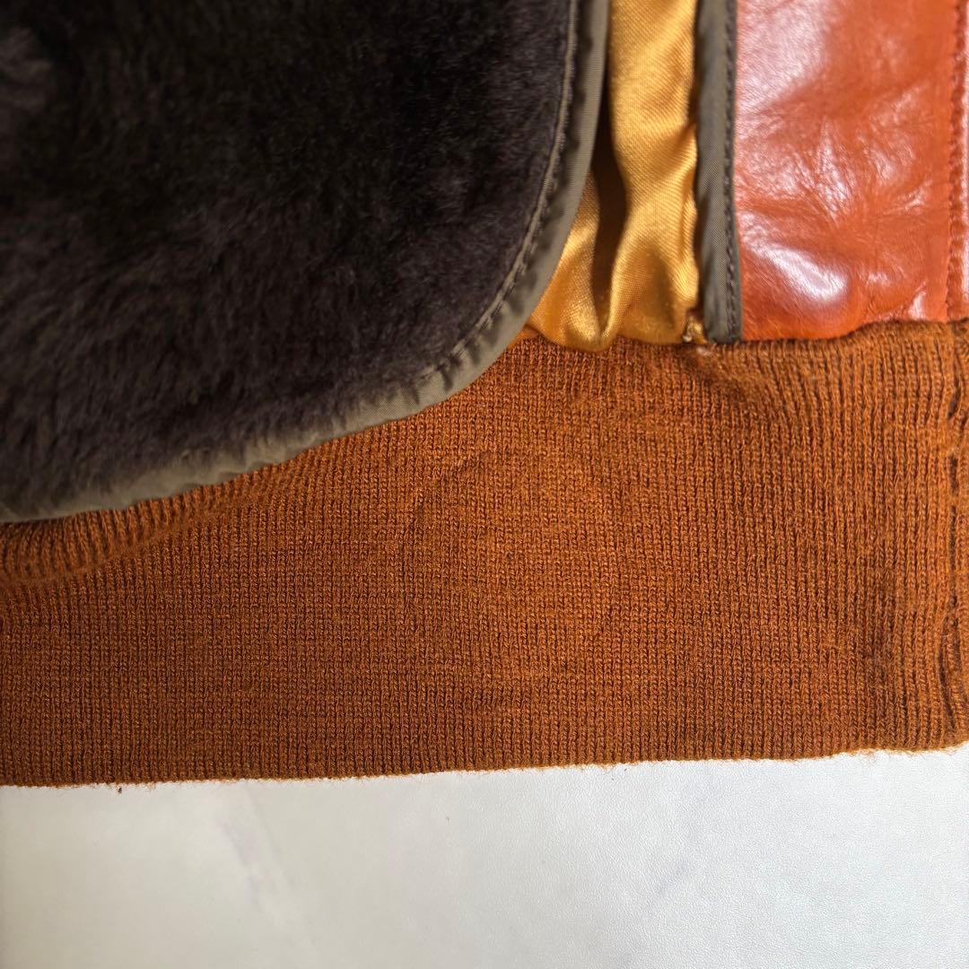 極美品 Schott ショット USA製 レザー フライトジャケット インナー付