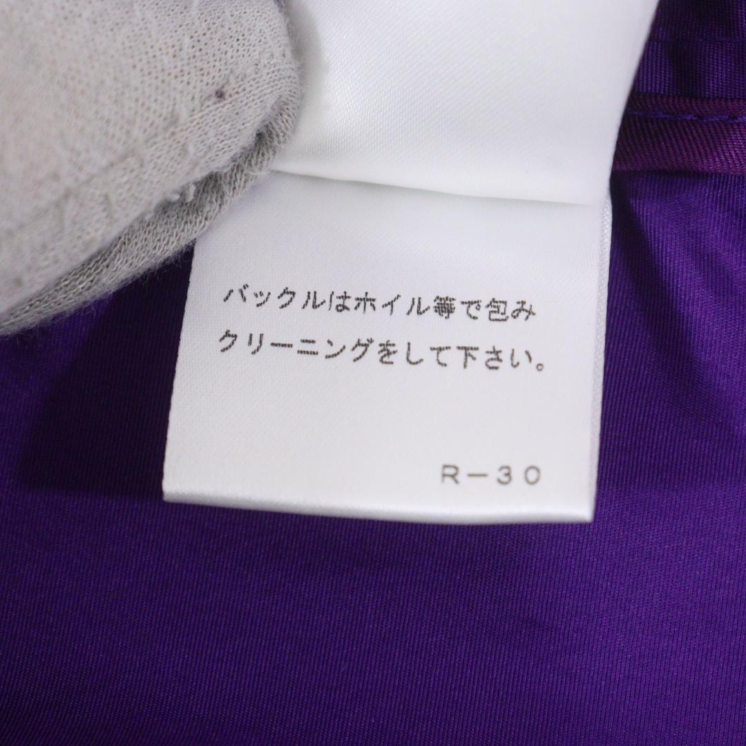 【美品】ラルフローレン トレンチコート シルク100% パープル 紫 ベルト